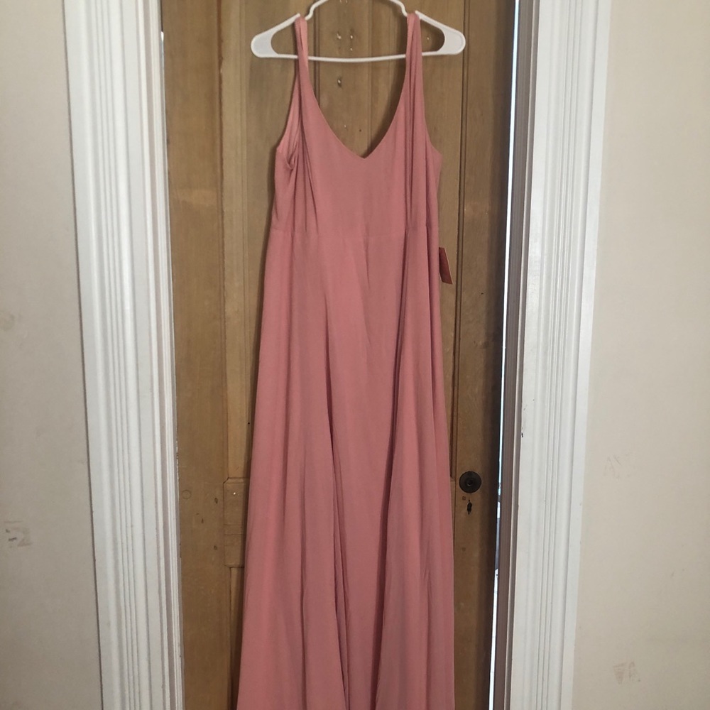 Formal blush pink dress